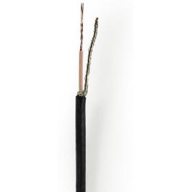 Nedis Coaxial Cable On Reel RG174 50 Ohm Single Shielded Eca 100.0m Coax PVC