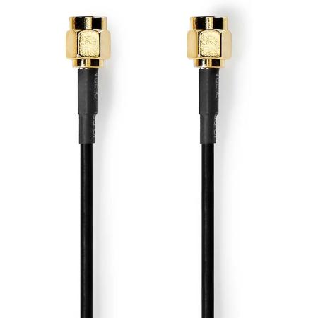 Nedis Antenna Cable SMA M SMA M Gold Plated 50 Ohm Single Shielded 5.00m