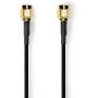 Nedis Antenna Cable SMA M SMA M Gold Plated 50 Ohm Single Shielded 5.00m