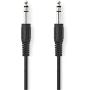 Nedis Stereo-Audio Cable 6.35mm Male 6.35mm Male Nickel Plated 2.00m Round