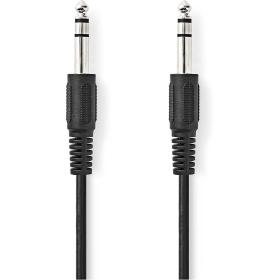 Nedis Stereo-Audio Cable 6.35mm Male 6.35mm Male Nickel Plated 2.00m Round