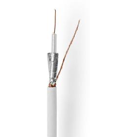 Nedis Coaxial Cable On Reel RG59U 75 Ohm Double Shielded Eca 100.0m Coax PVC