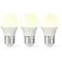 Nedis LED-Lamp E27 G45 4.9 W 470 LM 2700 K Warm White Retrostijl Frosted 3 PCs