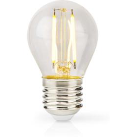 Nedis LED-Filament Bulb E27 G45 2 W 250 LM 2700 K Warm White Retrostijl 1 PCs