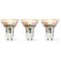 Nedis LED-Lamp GU10 Spot 4.5 W 345 LM 2700 K Warm White Retrostijl 3 PCs