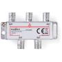 Nedis Catv-Splitter 5 1000MHz Intermediate Damping 8.0 dB Outputs 4 75 Ohm Zink