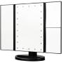 Humanas HS-ML04 Makeup Mirror w/ LED Backlight - Black