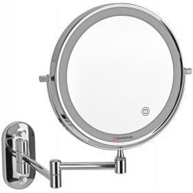 Humanas HS-BM01 Bathroom Mirror w/ LED Backlight - Silver