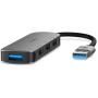 Nedis USB-Hub USB-A M 4X USB A F 4-Port USB 2.0 / USB 3.2 Gen 1 USB Powered