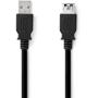 Nedis USB-Cable USB 3.2 Gen 1 USB-A M USB-A F 5 GBPS Nickel Plated 1.00m PVC