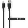 Nedis USB-Cable USB 2.0 USB-A M USB-C M 15 W 480 Mbps Nickel 1.50m Silicone