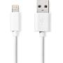 Nedis Lightning Cable USB 2.0 8-PINS USB-A Male 480 Mbps Nickel 1.00m PVC