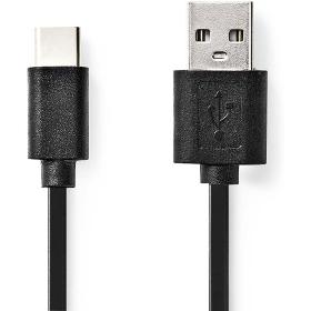 Nedis USB-Cable USB 2.0 USB-A M USB-C M 15 W 480 Mbps Nickel Plated 2.00m PVC