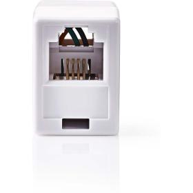 Nedis Netwerkkoppeling RJ11 OnShielded RJ11 Female RJ11 F Straight ABS Polybag
