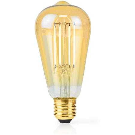 Nedis LED-Filament Bulb E27 ST64 4.9 W 470 LM 2100 K Dimmable 1 PCs