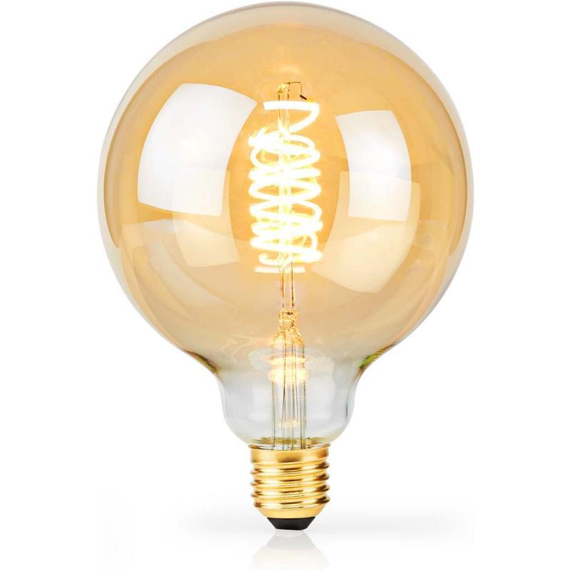Nedis LED-Filament Bulb E27 G125 3.8 W 250 LM 2100 K Dimmable 1 PCs