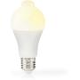 Nedis LED-Lamp E27 A60 8.5 W 806 LM 3000 K White Frosted Bewegingsdetectie 1 PCs