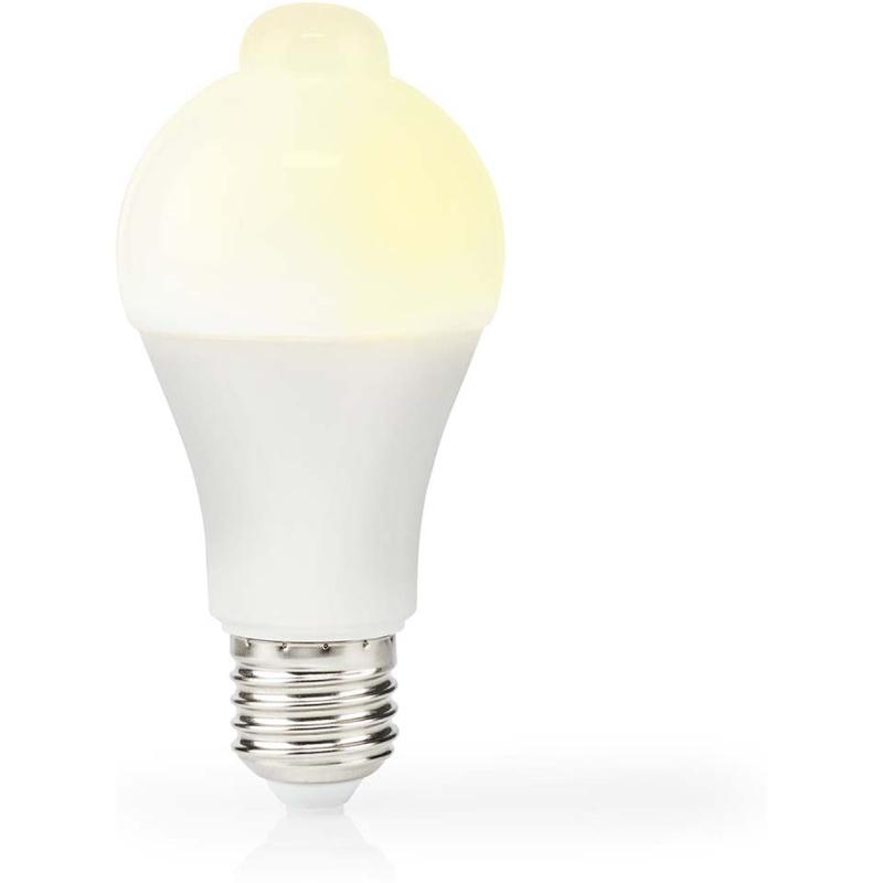 Nedis LED-Lamp E27 A60 4.9 W 470 LM 3000 K White Frosted Bewegingsdetectie 1 PCs