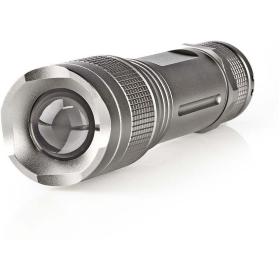 Nedis LED-Flashlight Battery Powered 4.5 V DC 5 W 3X AAA Range 200m Angle 48°