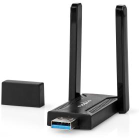 Nedis Network-Dongel 2.4/5 GHz USB3.0 WI-Fi-Speed Totaal 1200 Mbps Windows 10/11