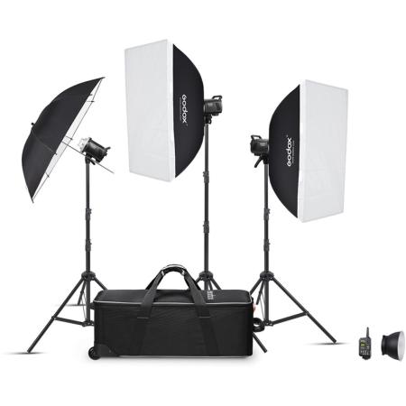 Godox MS300V-D Trio Studio Flash Kit