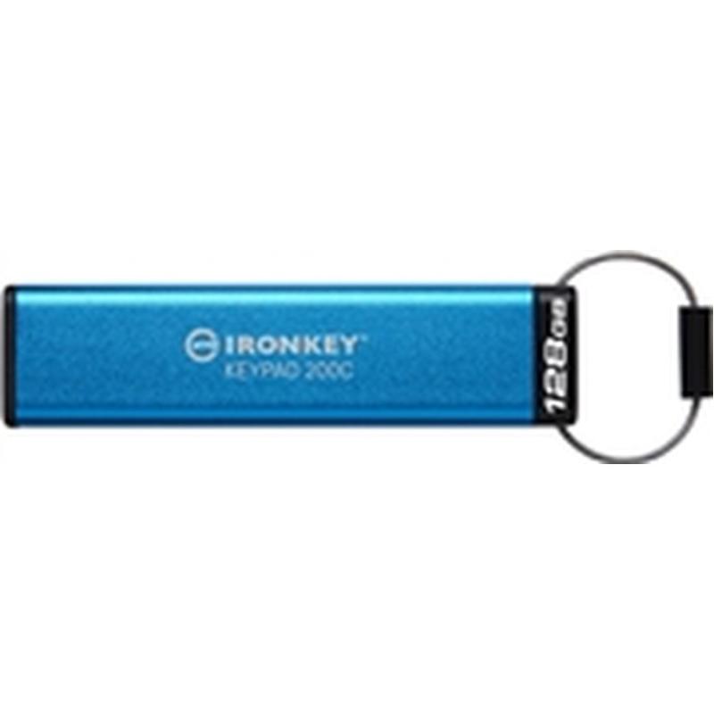 Kingston 128GB USB-C IronKey Keypad 200C Fips LVL