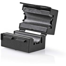 Nedis Ferrite Filter | 6.50 mm | ABS | Black | 25 PCs | Box