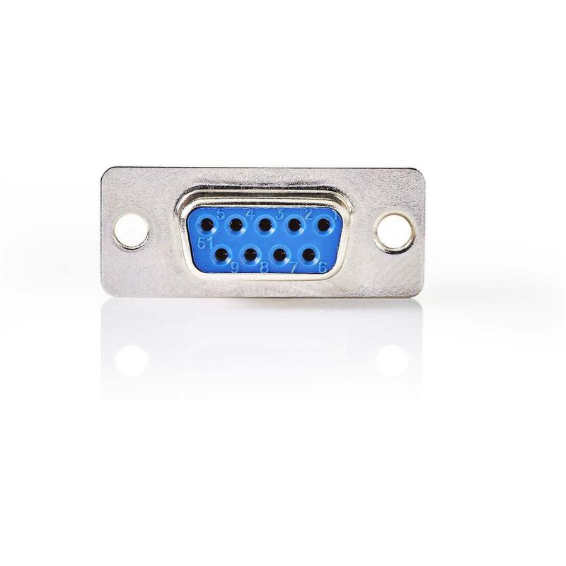 Nedis D-Sub-Chassisdeel | D-SUB 9-PINS Female | Silver | Box