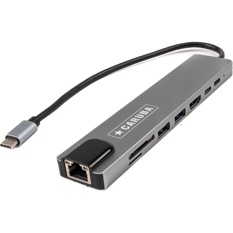 Caruba 8-IN-1 USB-C Hub w/ Ethernet