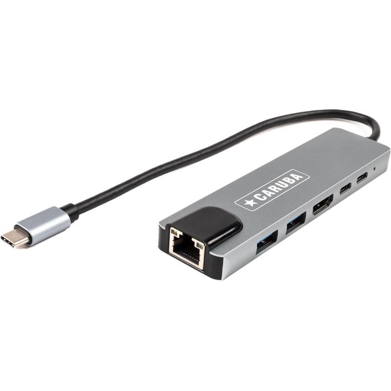 Caruba 6-IN-1 USB-C Hub w/ Ethernet