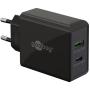 Goobay Dual USB-C PD Fastcharger 30W