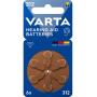 Varta Zinc-Air Battery PR41 | 1.45 V DC | 6-BLISTER | Gehoorapparaat | Brown