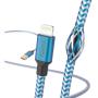 Hama USB-Cable Reflectief USB-A To Lightning 1.5 M Blue