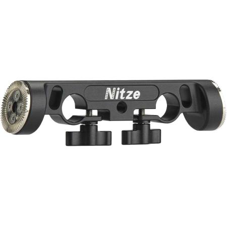 Nitze Double 15mm Rod Clamp w/ ARRI Rozet (N15B)