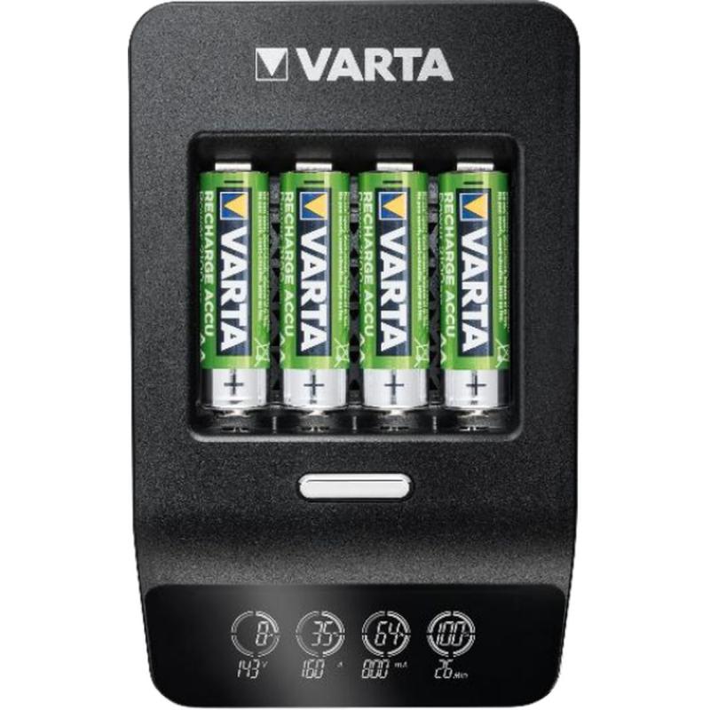 Varta LCD Ultra Fast Charger+ w/ 4 x AA 2100mAh