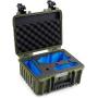 B&amp;W Type 3000 Case For DJI Air 3 Or Air 3 Fly More Combo Bronze-Green