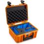 B&amp;W Type 3000 Case For DJI Air 3 Or Air 3 Fly More Combo Orange