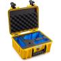 B&amp;W Type 3000 Case For DJI Air 3 Or Air 3 Fly More Combo Yellow