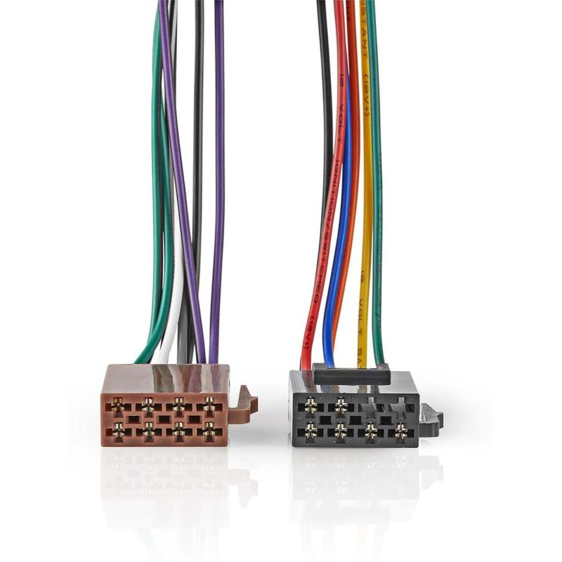 Nedis ISO-Cable For Autoradio ISO-Compatibiliteit: Standard 0.15 M Round PVC Box