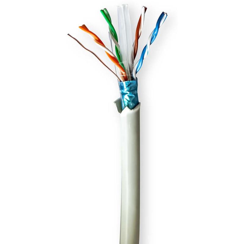 Nedis Network Cable Rol CAT6 Stranded F/UTP Copper 100.0 M Inside Round LSZH