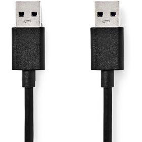 Nedis USB-Cable 3.2 Gen 1 USB-A M USB-A M 5 Gbps Nickel Flated 1 M Round