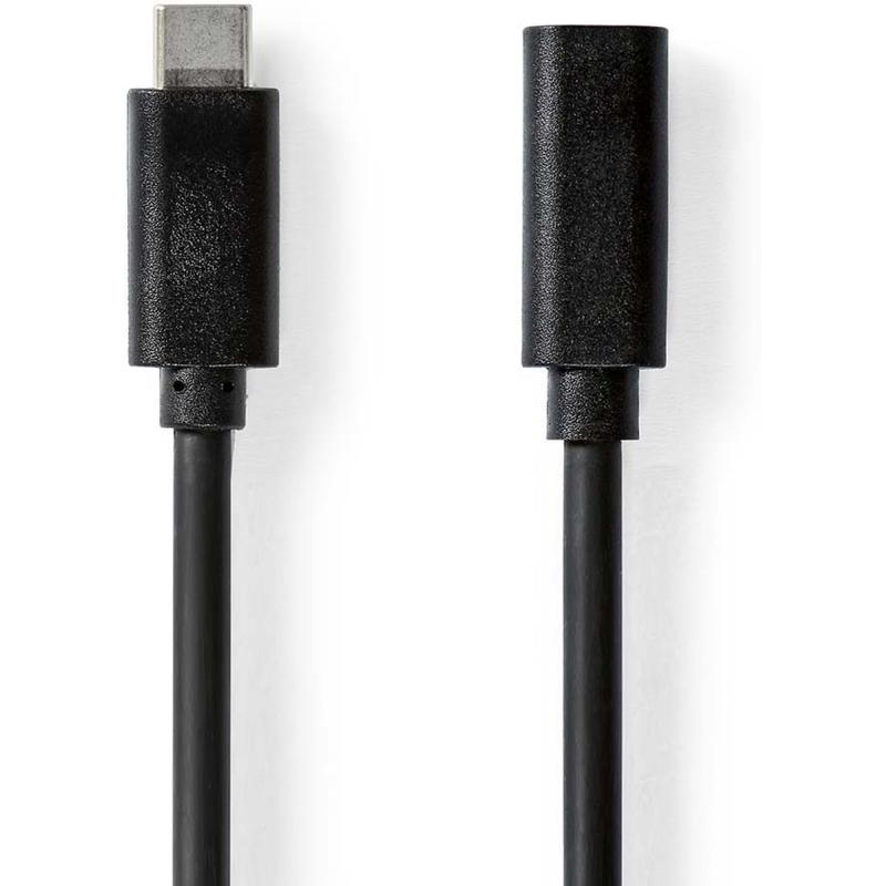 Nedis USB-Cable USB 3.2 Gen 1 USB-C Male USB-C Female 4K@60Hz 5 Gbps 2 M Round