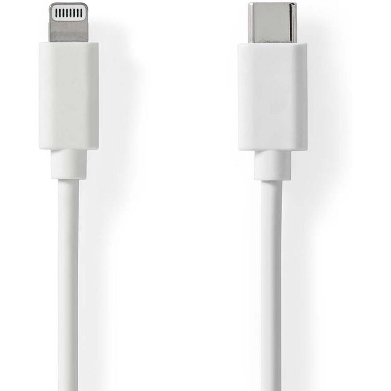 Nedis Lightning Cable USB 2.0 8-PINS USB-C M 480 Mbps 1 M Round