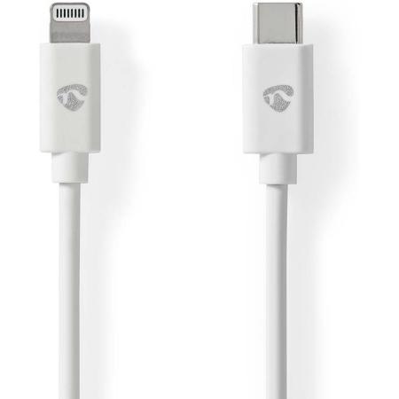 Nedis Lightning Cable USB 2.0 8-PINS USB-C M 480 Mbps 2 M Round