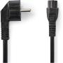 Nedis Power Cable Grounded Male IEC-320-C5 Angled Straight 3 M Round