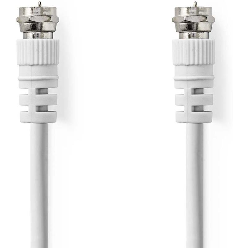 Nedis Satellite &amp;amp; Antenna Cable F-Male F-Male 75 ? Double Shielded 1 M Round