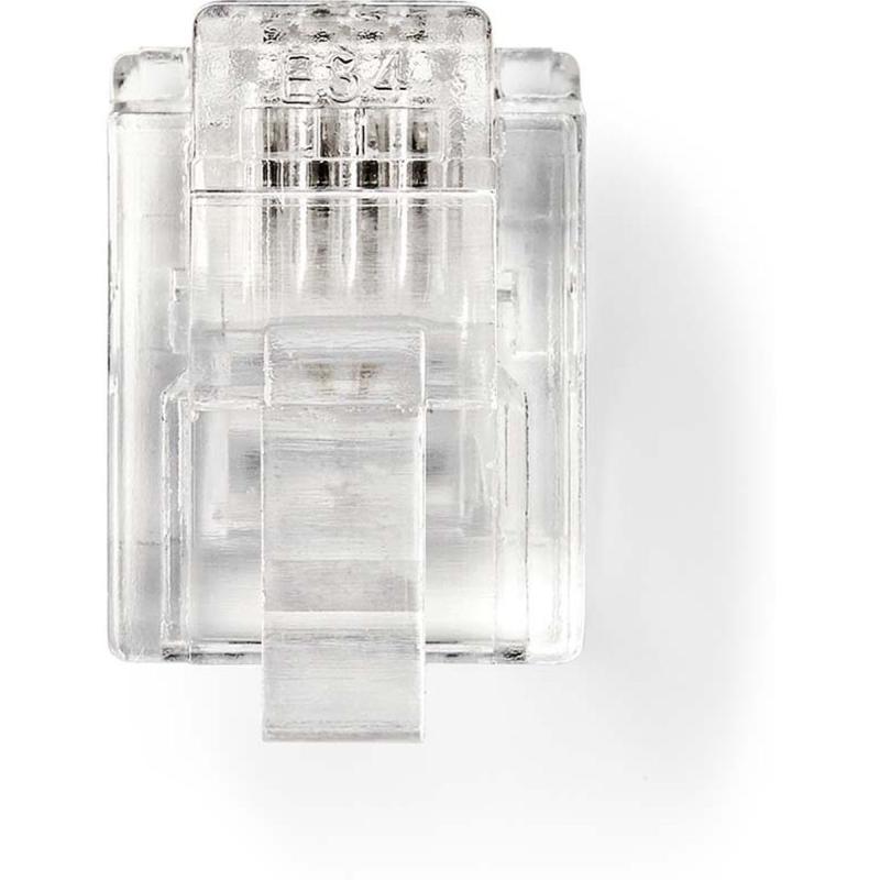 Nedis Telecom-Connector Type RJ11 Straight Flating: Gold Flated PVC