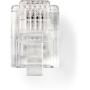 Nedis Telecom-Connector Type RJ11 Straight Flating: Gold Flated PVC