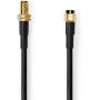 Nedis Antenna Cable SMA M SMA F Gold Flated 50 Ohm Double Shielded 10.0 M Round