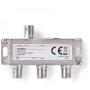 Nedis Satellite Splitter 5-2400 MHz 10.5 DB Inp: 1 Outp: 3 Impedance: 75 ? Zinc